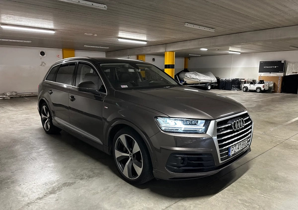 Audi Q7 cena 170000 przebieg: 140268, rok produkcji 2015 z Stęszew małe 436